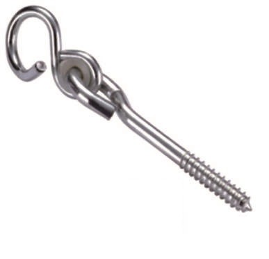 Carbon Steel Swing Hanger Hook Screw Bolt Pig Nail Type Swing Hardware