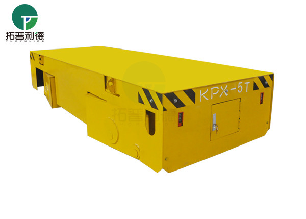 Low Price Remote Control 5 Ton Electric Rail Transfer Carts For Pipe Transportation