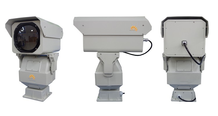 Outdoor PTZ Security Thermal Imaging Camera Digital Amplification
