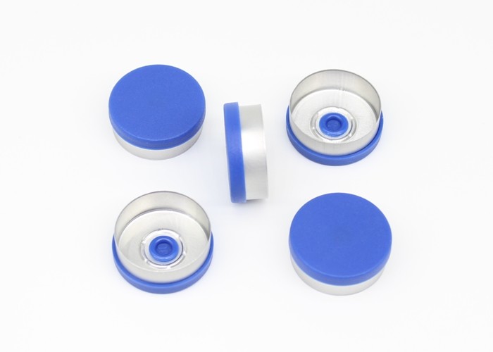 20mm Aluminium Crimp Cap , Pharmaceutical Vial Cap SGS Certificated