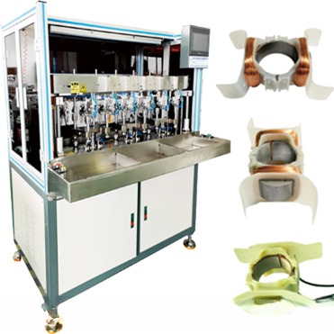 Used Single or Double Station PLC Fan Machines BLDC Motor Automatic Winding Machine