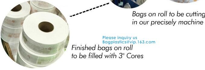 100%Biodegradable Auto Pre Opened Auto Poly Bags On Rolls For Autobag Machines, Perforated Auto Bags Degradable Pre-Open