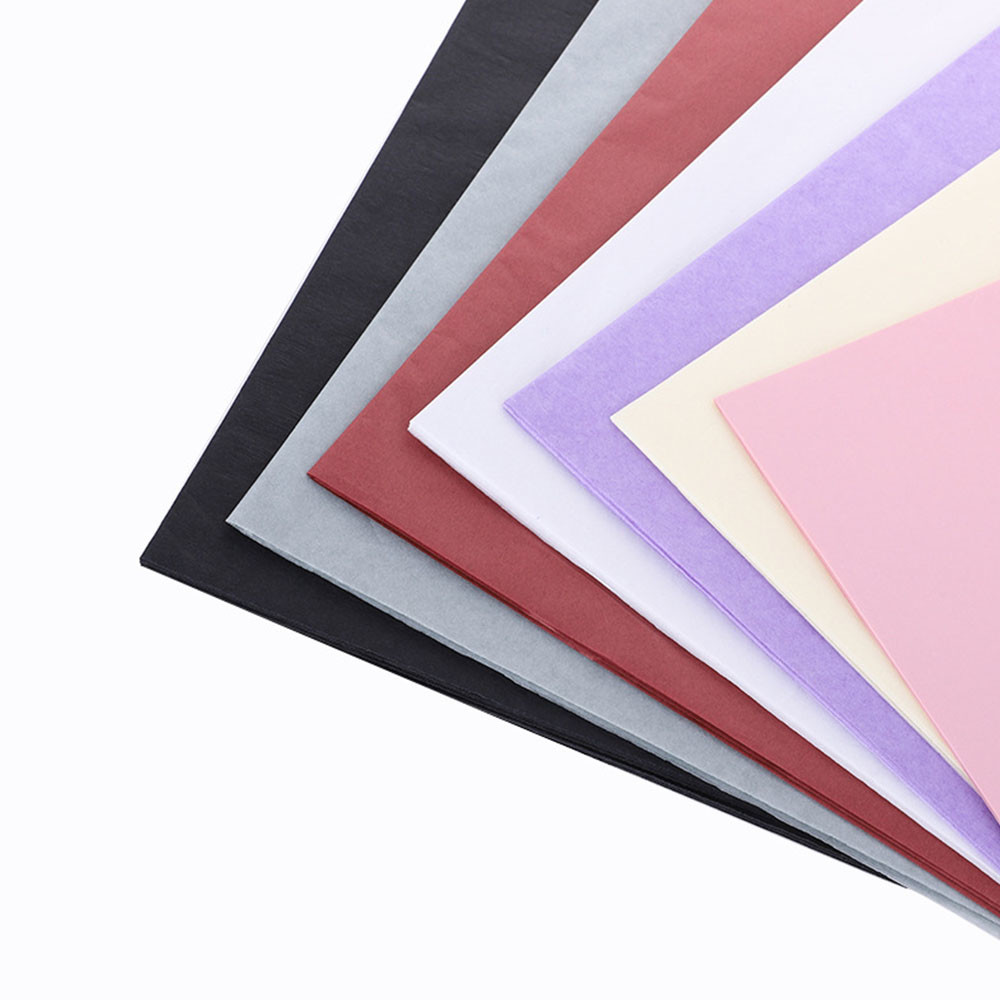 Customer's Logo 120g Color Tissue Paper 15gsm Fruits Wrapping Paper