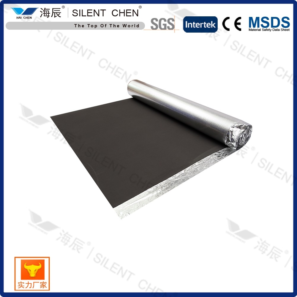 Sound Reduction 2mm Acoustic Underlayment With Silver Film Coating
