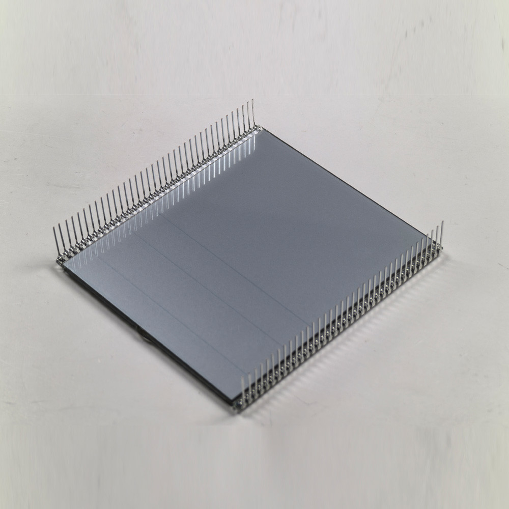 Factory Customized Size TN 7 Segment LCD Display Monochrome Transimissive Module Transparent Character For Thermostat