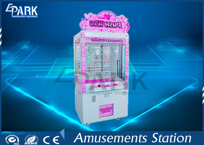Indoor Toy Crane Machine GSM Module LCD Screen Transparent Tempered Glass