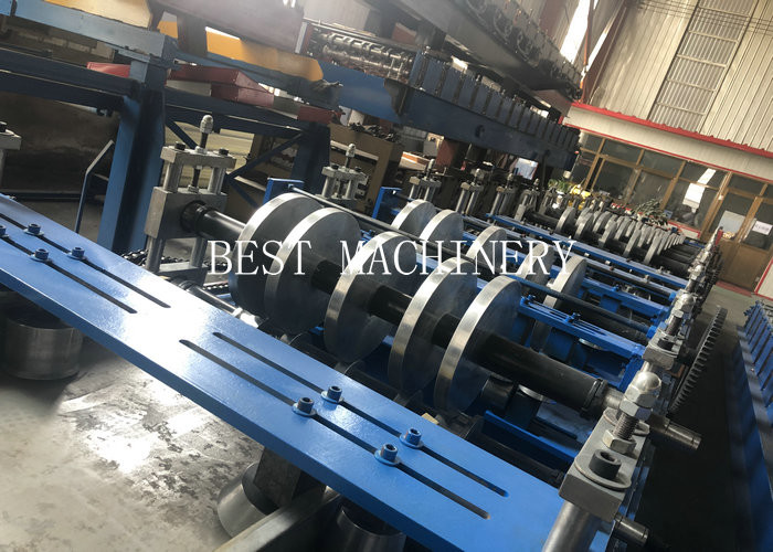4-6m / Min C And Z Purlin Roll Forming Machine Steel Channel Quick Change Making