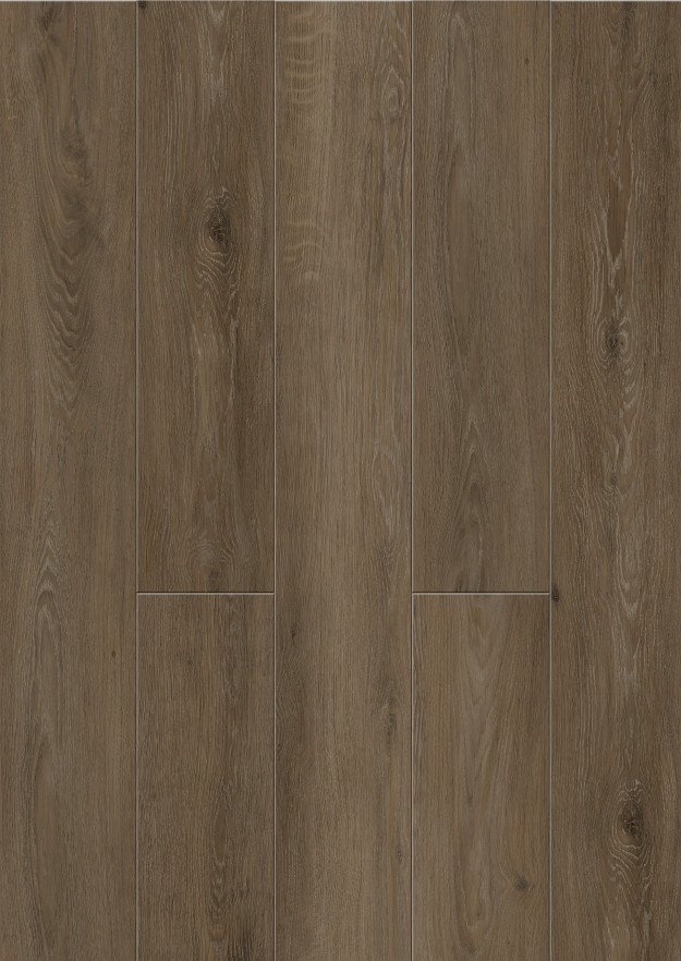 Antibacterial 4mm SPC Flooring Living Room Recyclable Thermal Insulation Silver Oak GKBM DG-W50012B