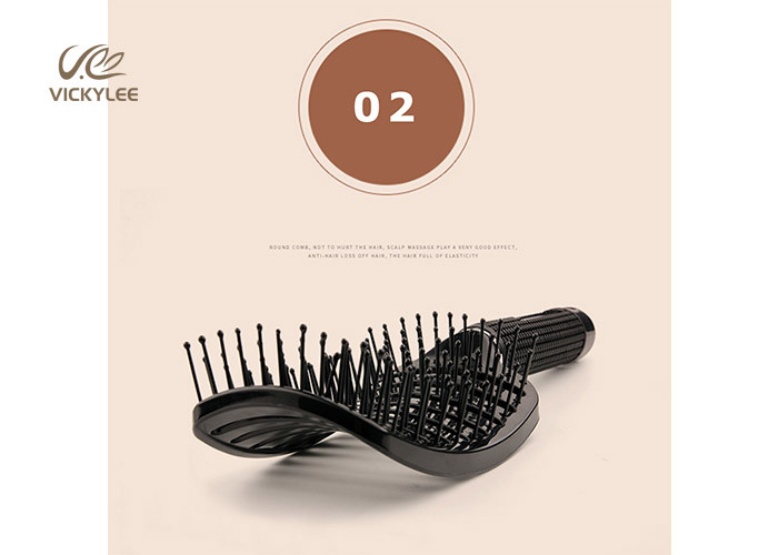 Plastic Synthetic Hair 9.5 Inch Plastic Paddle Brush