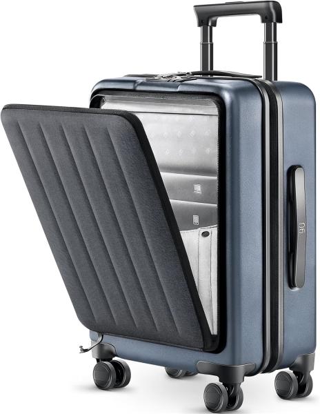 Luggage 22 X 14 X 9 Airline Approved, 20 Inch Luggage with Front Laptop
