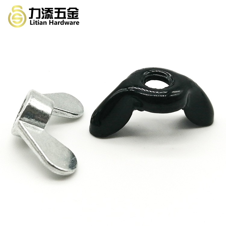 16mm Self Locking Wing Nut For Tie Rod Aluminum Chrome Iron 8-32 Cast