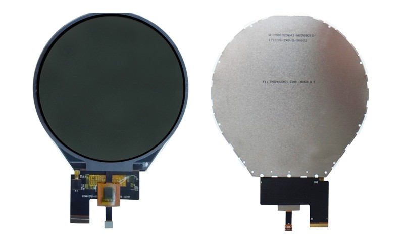 3.4 inch Round TFT Display 800×800 Circular Display TFT LCD MIPI Interface Without Touch