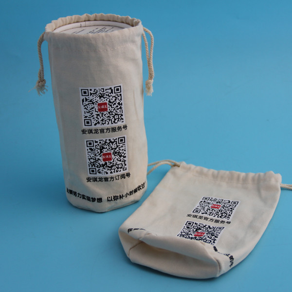 10 X 15cm Personalized Drawstring Bags , Custom Color Single Bottle Bag For Wine