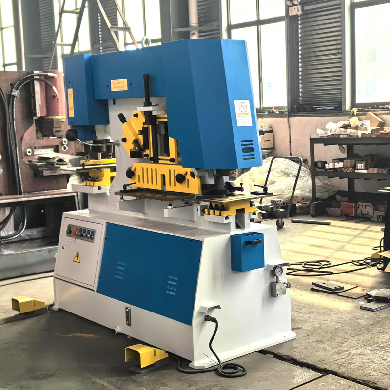 Q35Y 90Tons 100T Hydraulic Punching Bending Cutting Machine Stamping Hole Cutter Bar Shearing Plate