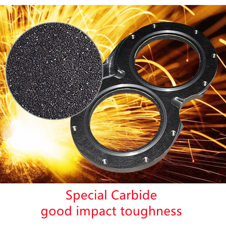 Custom SCHWING Concrete Pump Spare Parts 260mm Spectacle Plate