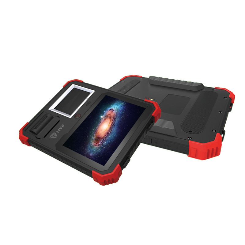 800*1280 IPS Biometric Fingerprint Terminal Industrial Grade Tablet For Observer Accreditation