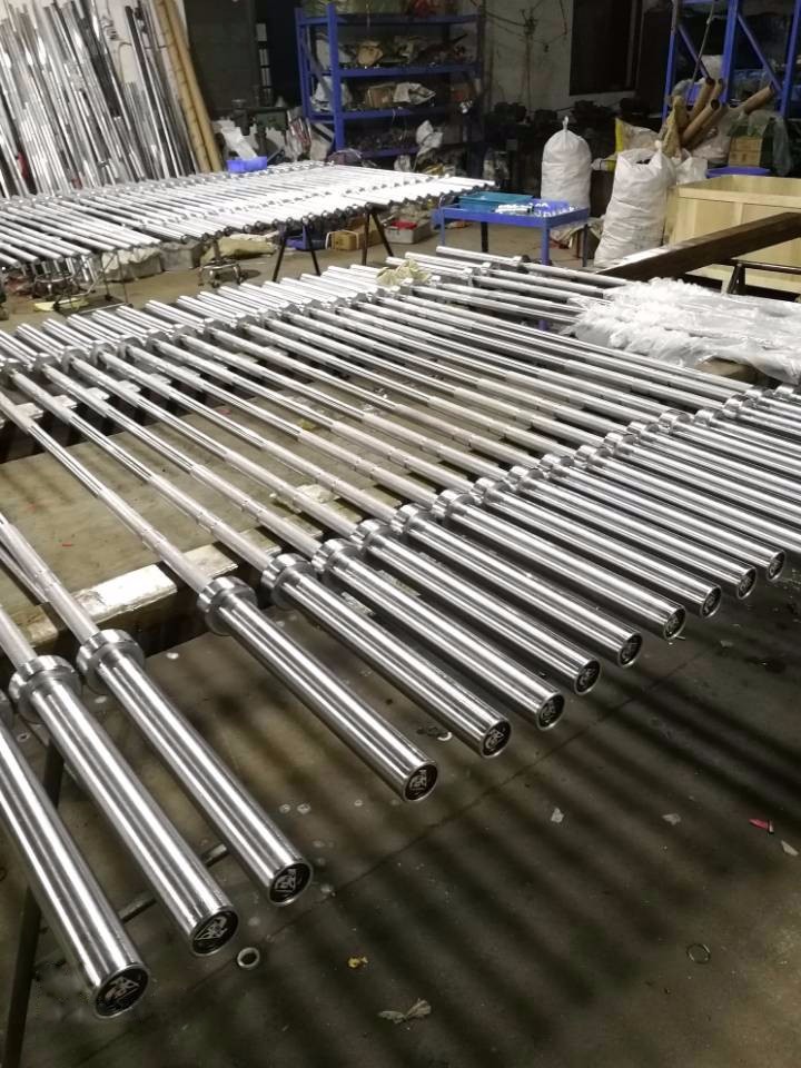 Hard Chrome Weight Lifting Bar 190,000PSI Tensile Strength 2.2m Length