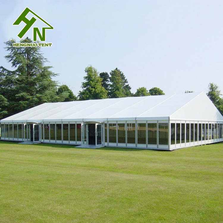 1000 People Large Outdoor 20x50 Party Tent Church Event With Glass Walls