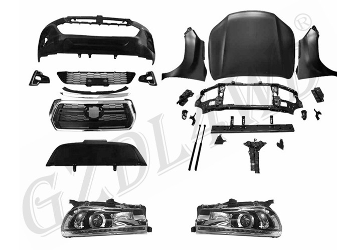 Durable 4x4 Body Kits Toyota Hilux VIGO 2005-2014 Upgrade To HILUX Rocco 2018 2019 Facelift Body Kit
