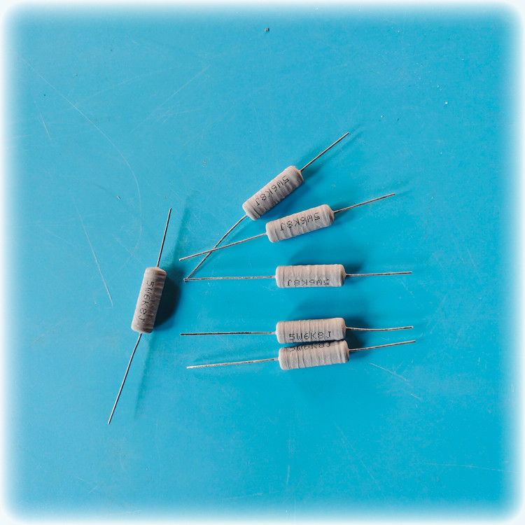 Fixed 5 Watt Metal Oxide Resistors High Voltage Wirewound Fuse Resistor