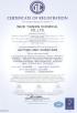 WUXI LANSEN CHEMICALS CO.,LTD. Certifications
