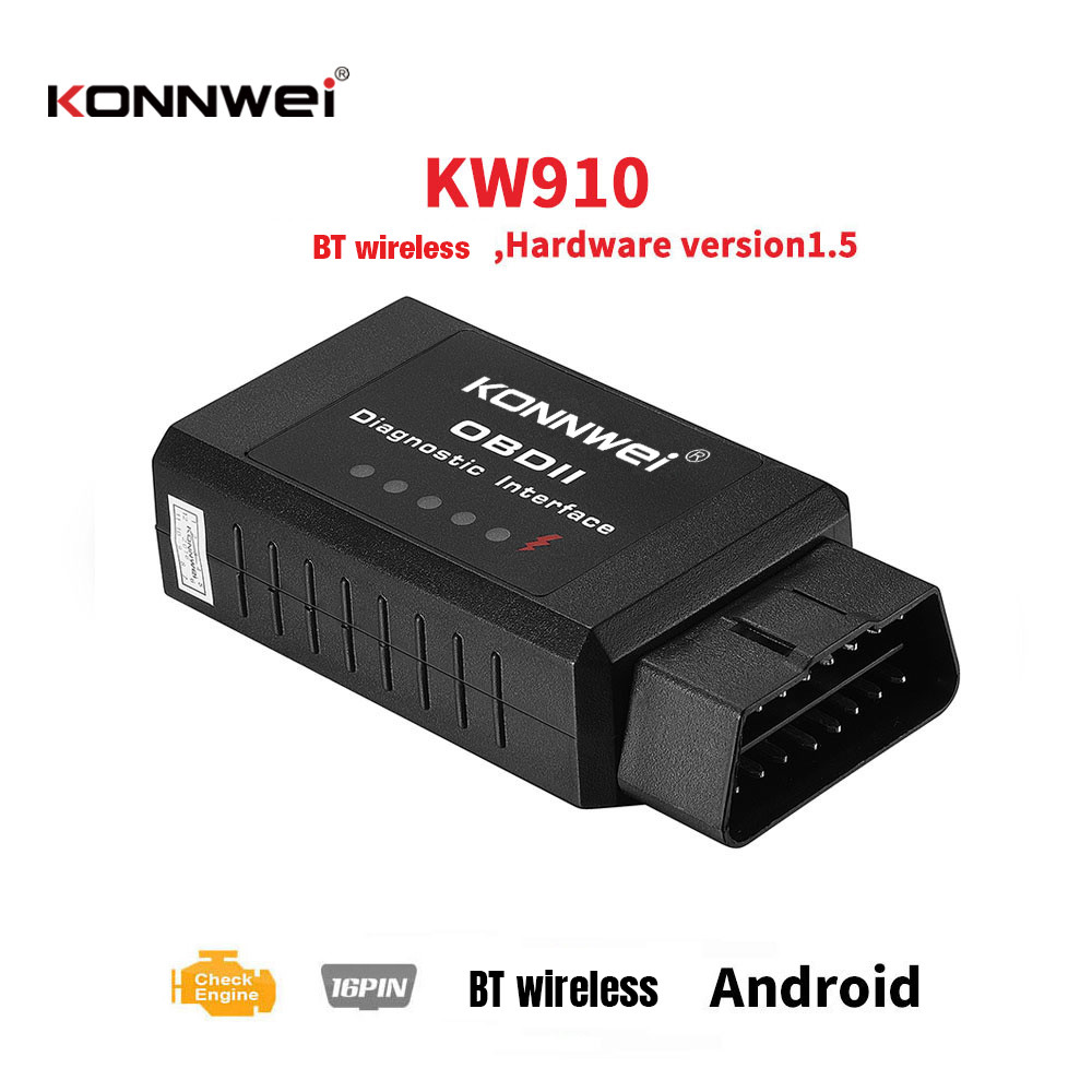 25K80 IC KONNWEI ELM327 Car Diagnostic Scanner ROHS