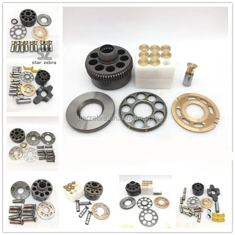 Excavator Accessories Hitachi ZAX120-6 Walking Motor Pump Bile Plunger Nine-Hole Distribution Plate Swash Plate Copper Head Plan