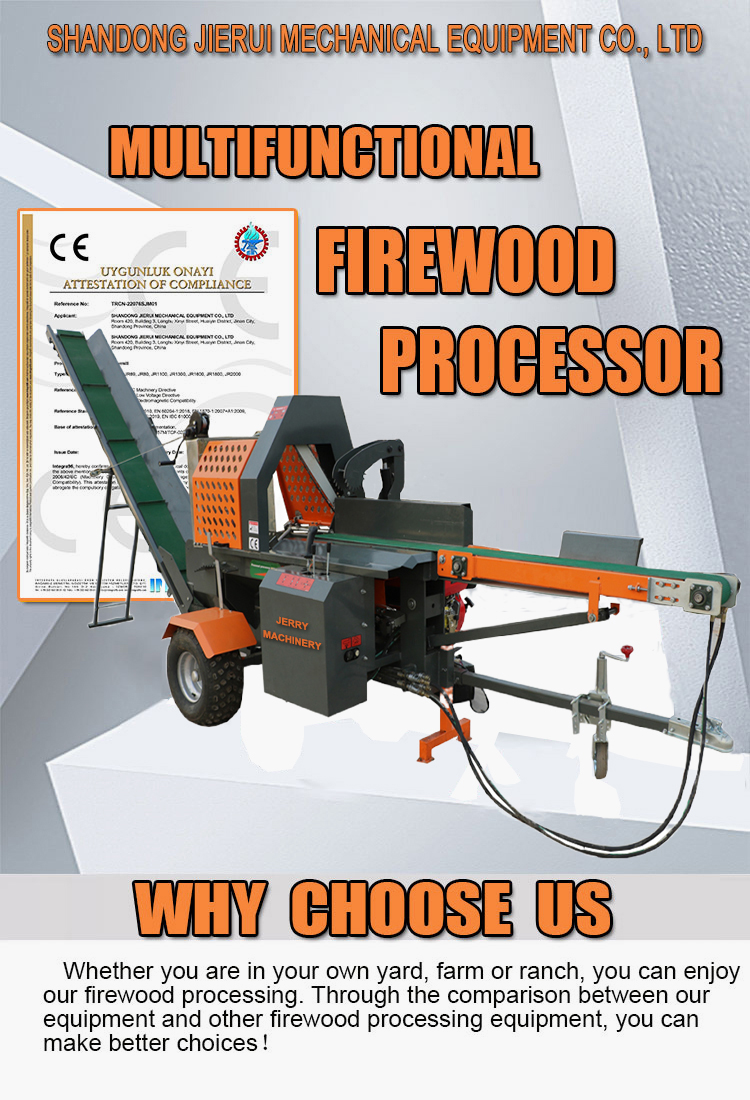 Speed Chainsaw Electric 15KW Wood Tree Splitter 6S Firewood Processor