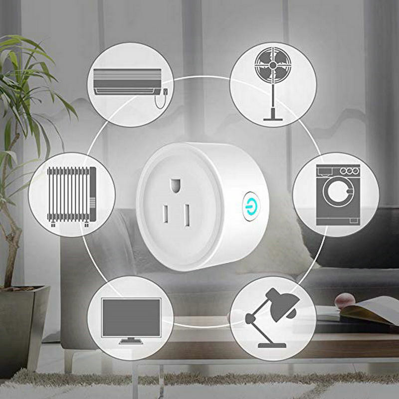 Wireless WiFi Smart Socket Alexa Google Home Energy Monitoring Smart Plug EU Tuya APP Smart Home