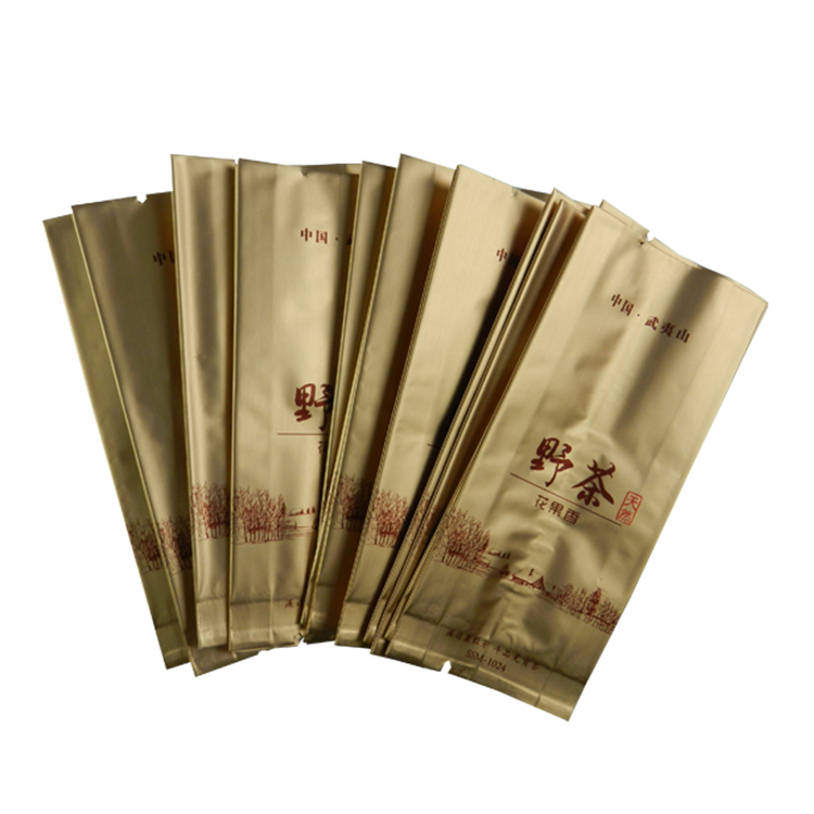 Different Color Recyclable Tea Packaging Pouch Paper Bags For Tea Packaging