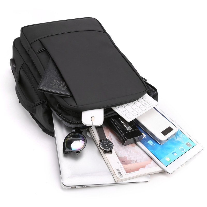 Business Laptop Backpack Waterproof Large Capacity For Men