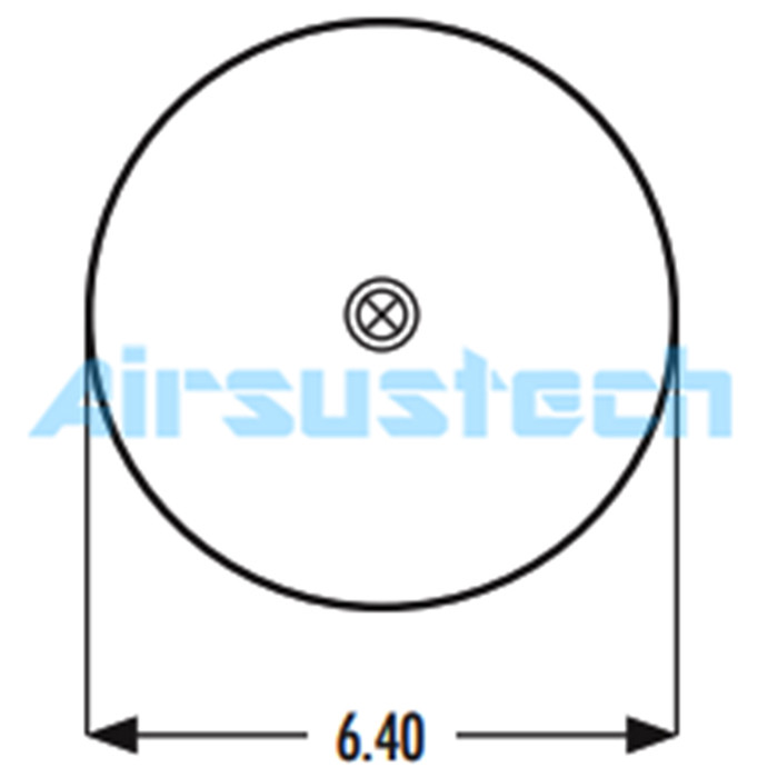 2B9-218 Goodyear Performance Driven Automotive Air Spring With Rubber Material Reduce Vibration