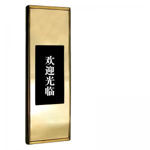 China PVD Gold RFID Card Cabinet Locker Lock SUS304 For Sauna Bathroom / SPA Room on sale