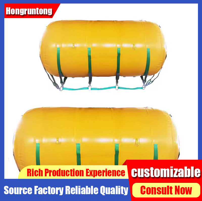 1.2m Inflatable Salvage Tube 10 Ton Lift Rapid Inflation Reinforced Nylon Shell