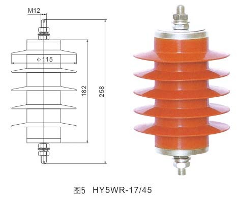 3kV 10kV Polymer Zinc Oxide Lightning Surge Arrester