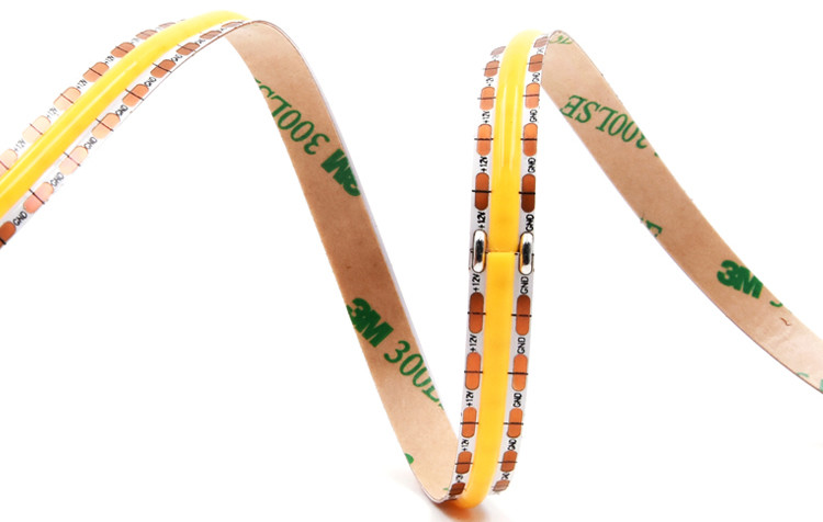 High Density COB LED Strips Lights Dot Free Flexible Cuttable Connectable 12V Indoor