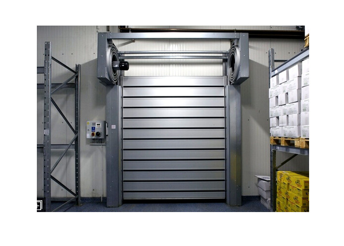 0.7-1.2mm Shutter Door Roll Forming Machine For Galvanized Coil