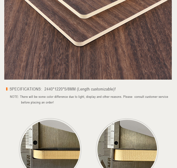 Carbon Crystal Bamboo Charcoal Wood Veneer Wood Grain Wall Panels Mould Proof