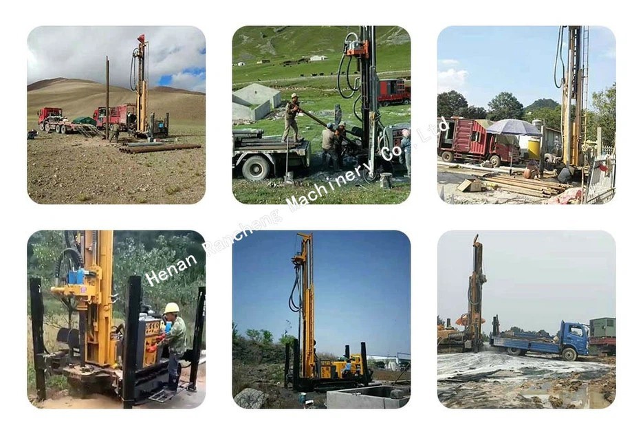 Crawler Diesel Type 800m Deep Hydraulic DTH Water Well Drilling Rig For Borehole