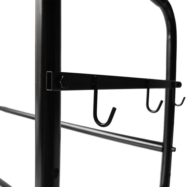 Height 1250mm Length 1180mm Tire Storage Rack With Hooks