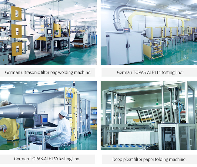 G4 Pleated Pre Filter Galvanized Iron Dual Rack Frame With PP Non Woven Fabrics