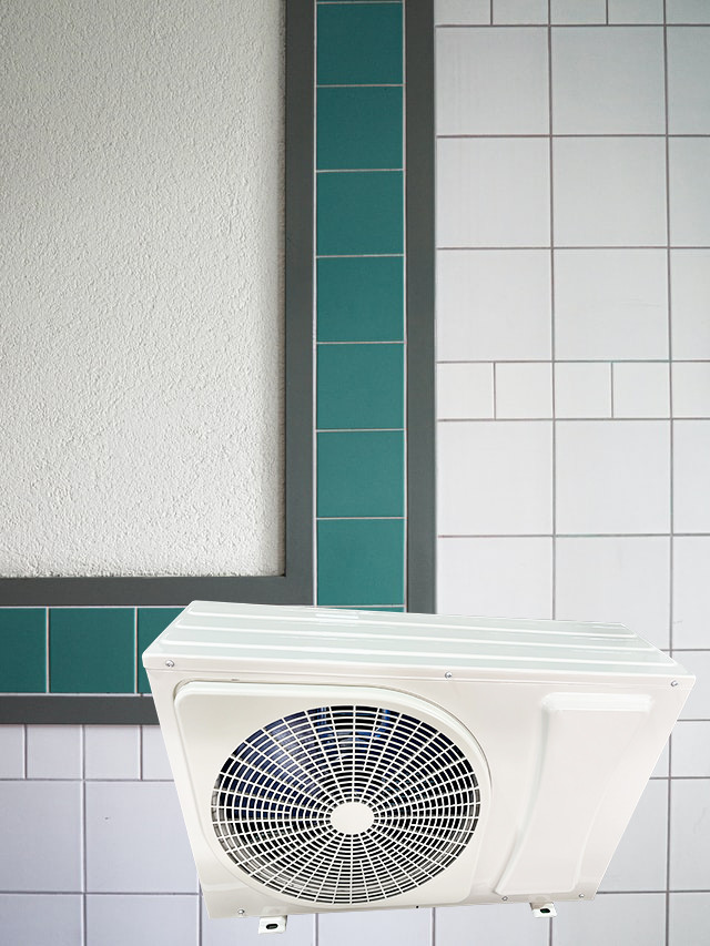 WIFI 4.8KW Mini Split Heat Pump Water Heater Heating And Cooling For Home