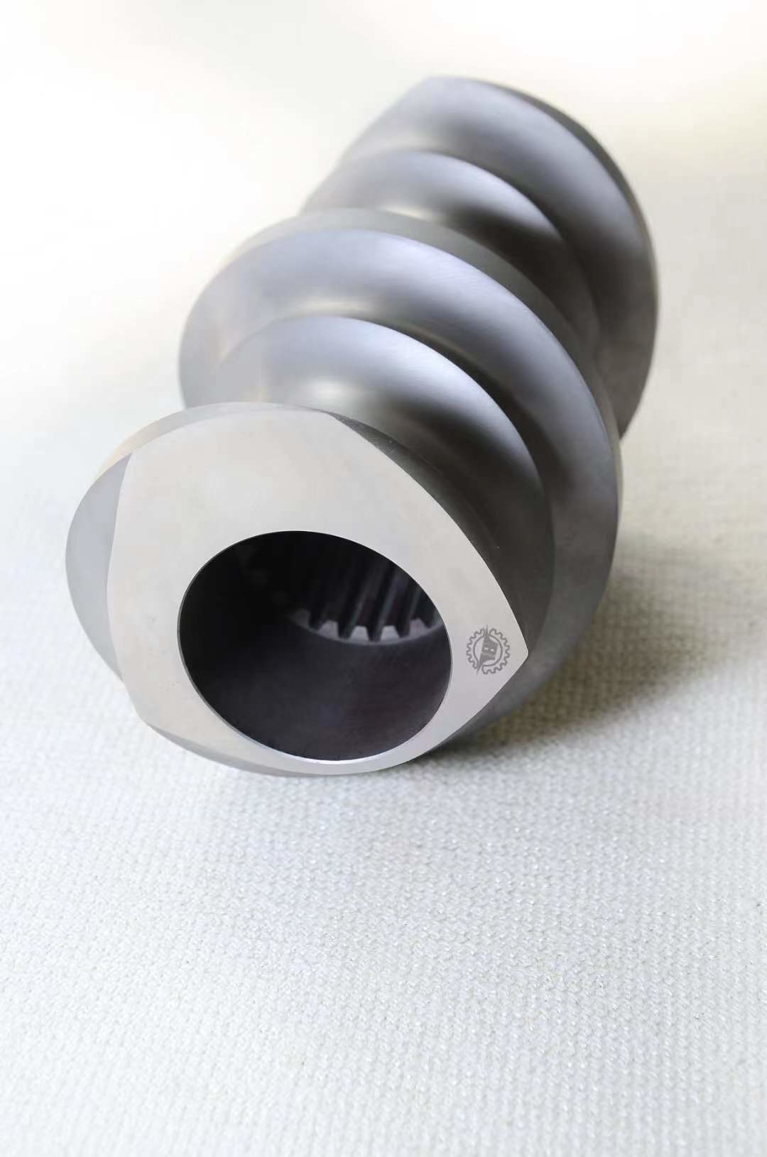 Twin Screw Extruder Granulator Accessories Meshing Covey Screw Parts From 12mm - 300mm