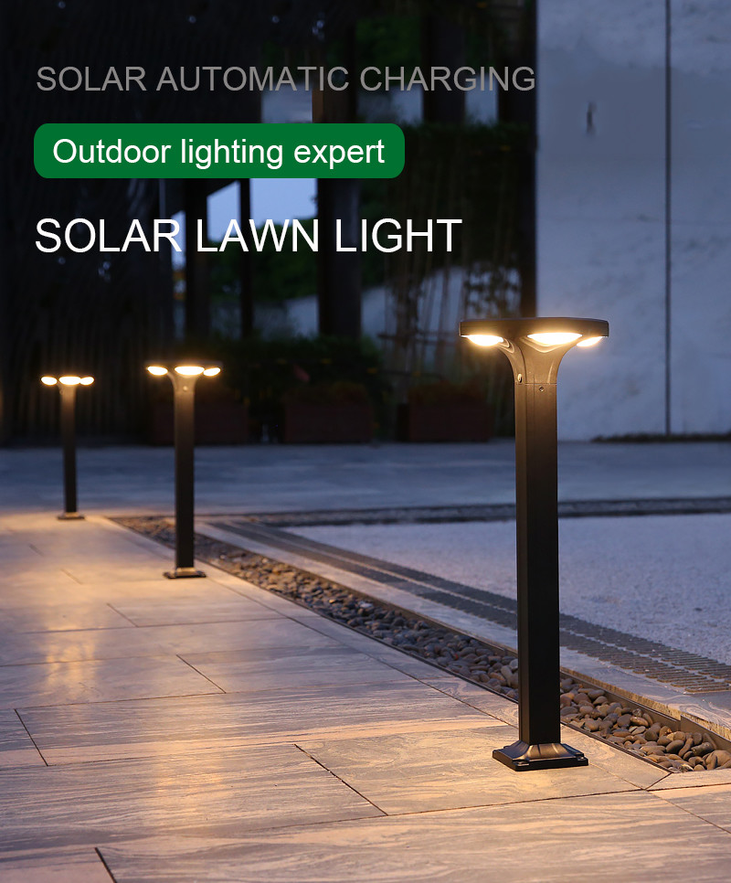 Solar Powered Lamp Waterproof IP65 Landscape Lighting Yard Lawn Decoration