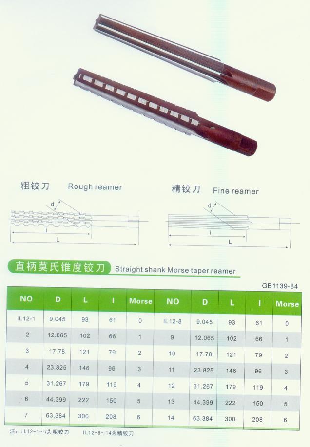 KM Solid Carbide straight hand reame