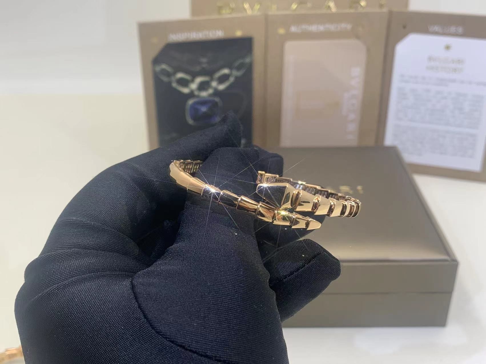 i Serpenti Viper Bracelet Serpenti Viper 18 Kt Yellow Gold Bracelet