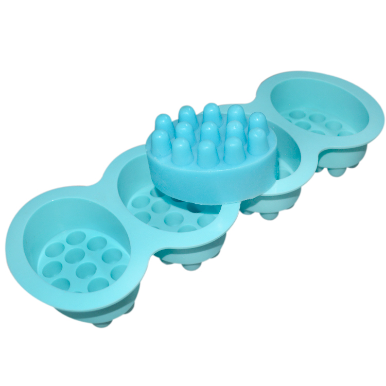Diy Handmade Eco Friendly 4 Cavity Silicone Soap Molds Customized
