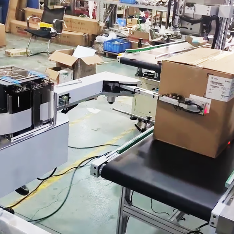 Front or Back Side Carton Labeling Machine with Printing Function 5000set/month Home