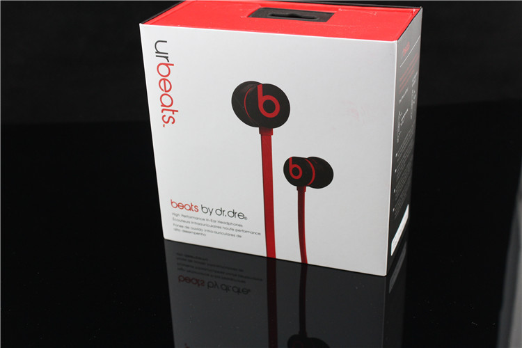Beats by Dr. Dre Urbeats In-Ear Headphones - Black/Red Beats Urbeats Earbuds In Ear Wired Headphones With Remote&MIC in