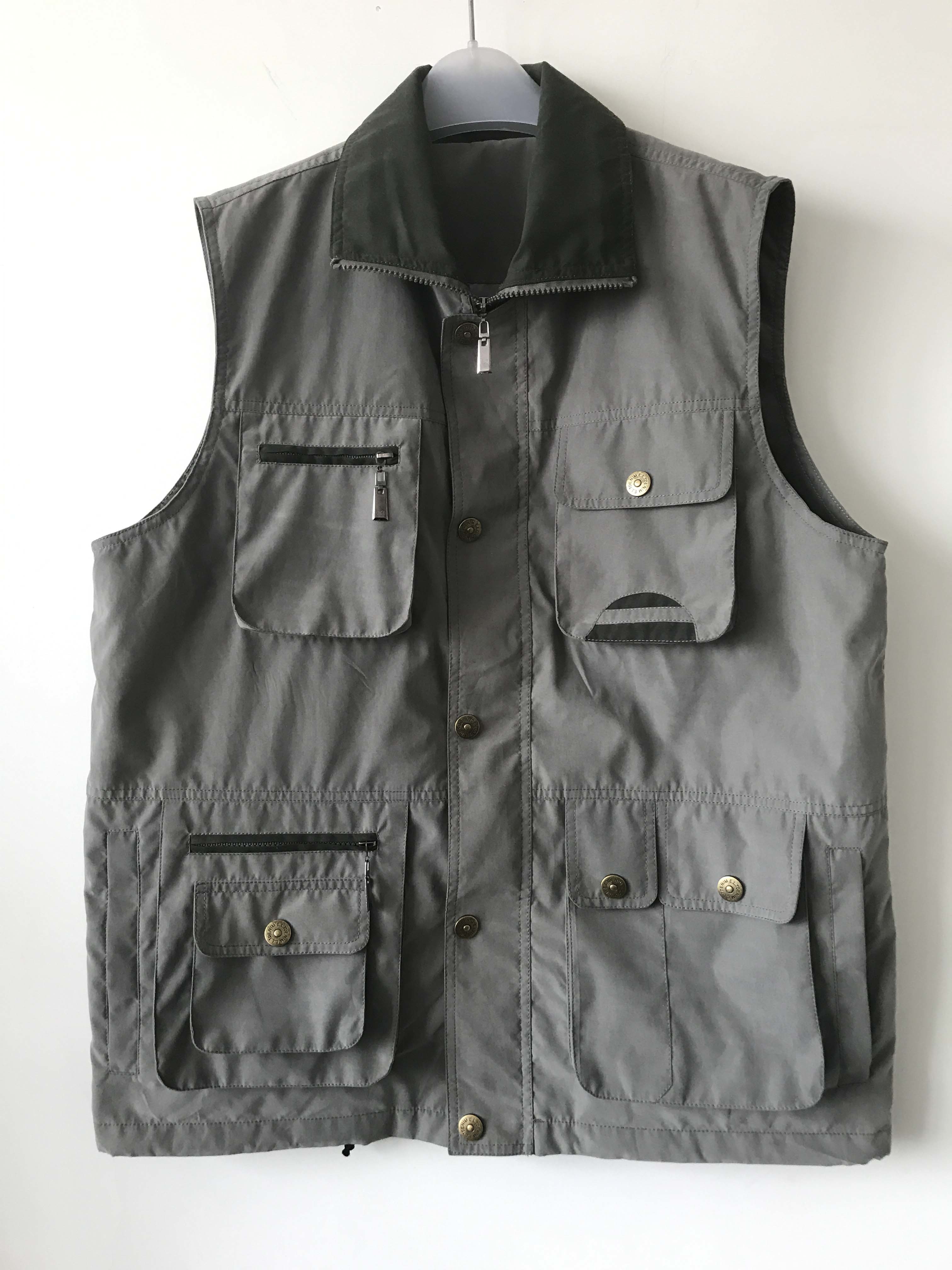 Mens classic vest，mens waist coat, gilet, vest in peach skin fabric, green colour, S-3XL, 049